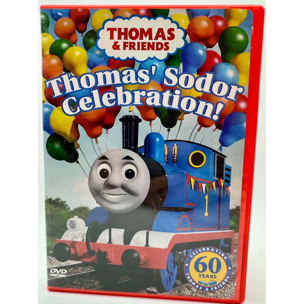 Thomas & Friends Thomas' Sodor Celebration! DVD Red‎ Case 60 Years 2004